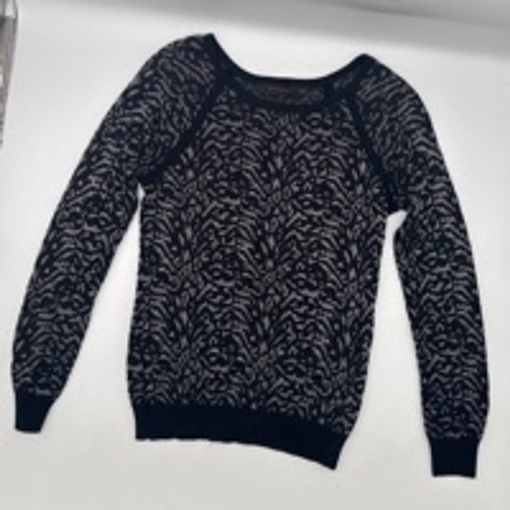 THE LIMITED Sweater XS Black Gray